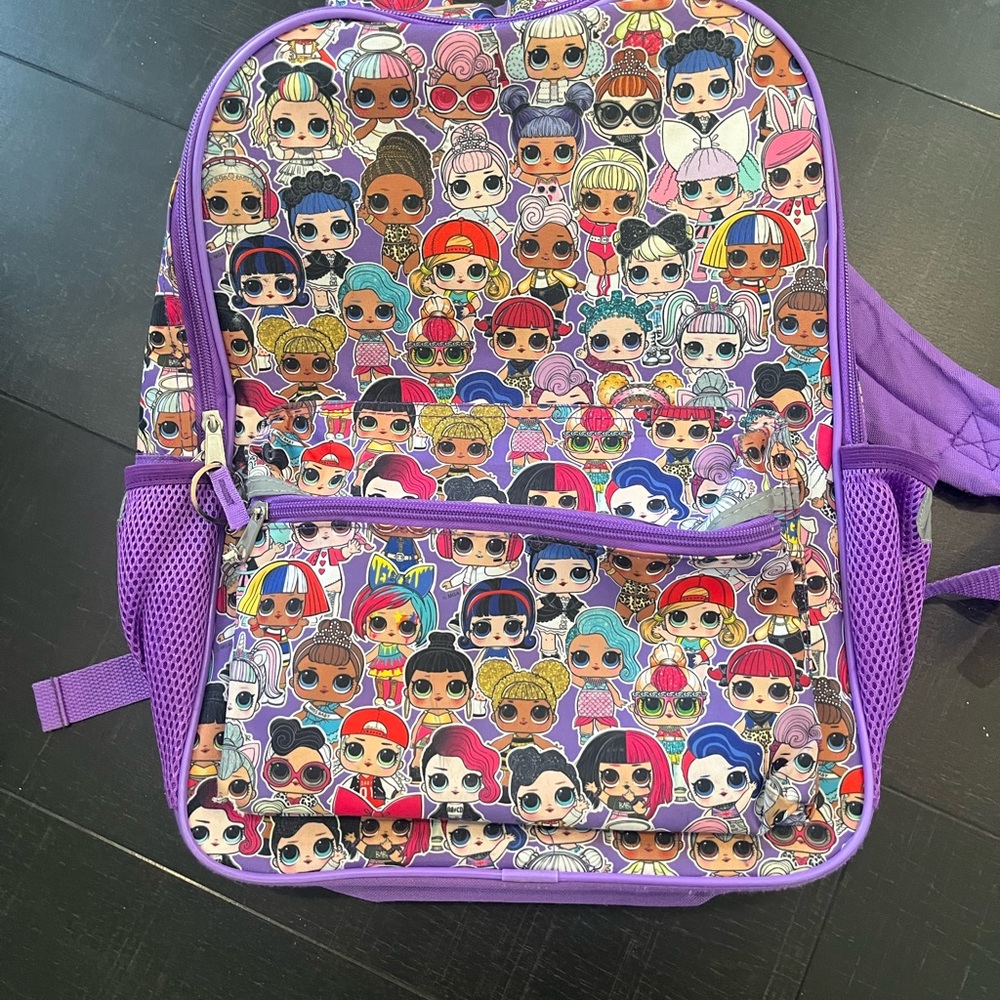 L.O.L. Surprise! Purple Character Backpack